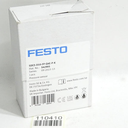 Festo 542901 Drucksensor SDE5-D10-FP-Q4E-P-K / Neu OVP - Maranos.de