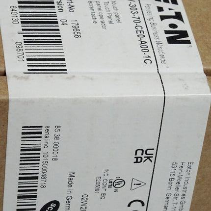 Eaton 179656 XV-303-70-CE0-A00-1C 7" Touchpanel / Neu OVP versiegelt - Maranos.de
