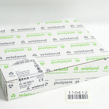 Wieland R1.190.0060.0 Digitales Eingangsmodul/ Neu OVP versiegelt - Maranos.de