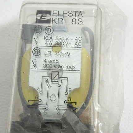 Elesta Miniaturrelais KR8S 10A 220VAC 4A 380VAC / Neu - Maranos.de