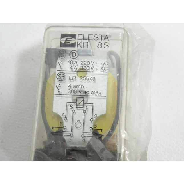 Elesta Miniaturrelais KR8S 10A 220VAC 4A 380VAC / Neu - Maranos.de