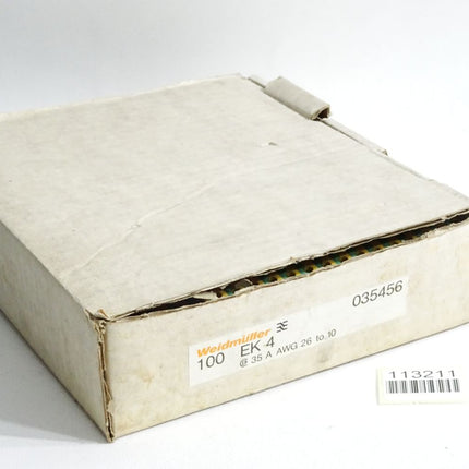 Weidmüller EK4 035456 Reihenklemme / Inhalt:100 Stück / Neu OVP - Maranos.de