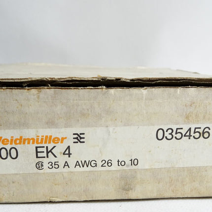 Weidmüller EK4 035456 Reihenklemme / Inhalt:100 Stück / Neu OVP - Maranos.de