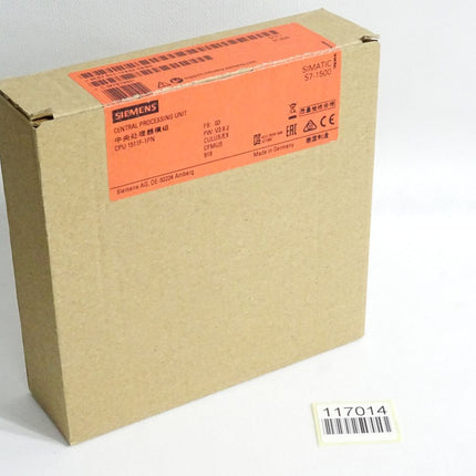 Siemens S7-1500 CPU1511F-1PN 6ES7511-1FK02-0AB0 6ES7 511-1FK02-0AB0 / Erneuert