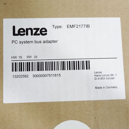 Lenze PC system bus adapter EMF2177IB 13202582 / Neu OVP