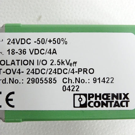 Phoenix Contact ST-OV4-24DC/24DC/4-PRO Solid-State-Relais 2905585 / Unbenutzt