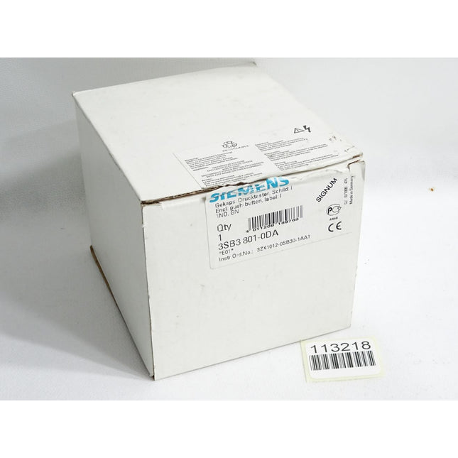 Siemens 3SB3801-0DA Drucktaster / Neu OVP - Maranos.de