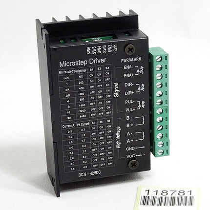Microstep Driver Schrittmotortreiber DC 9~42VDC / Neuwertig - Maranos.de