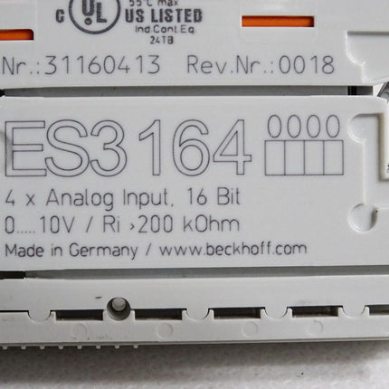 Beckhoff ES3164 EtherCAT-Klemme Rev.0018 - ohne Stecker - Maranos.de