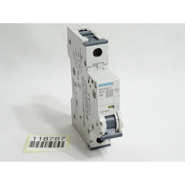 Siemens Leitungsschutzschalter 5SY6106-7 MCB C6 / Neuwertig - Maranos.de