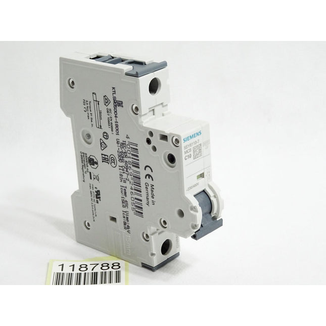 Siemens Leitungsschutzschalter 5SY6110-7 MCB C10 / Neuwertig - Maranos.de