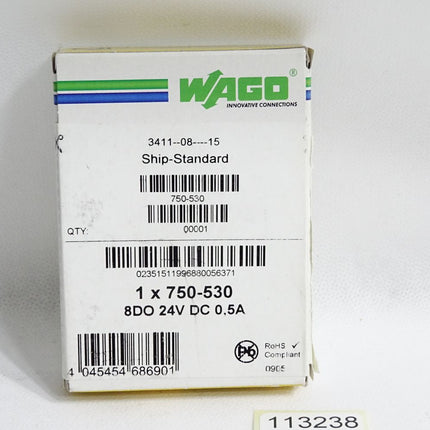 Wago 750-530 8-Kanal-Digitalausgang / Neu OVP - Maranos.de