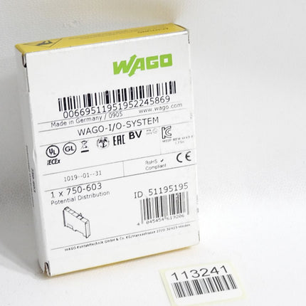 Wago 750-603 Potentialvervielfältigung / Neu OVP versiegelt - Maranos.de