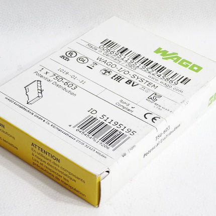 Wago 750-603 Potentialvervielfältigung / Neu OVP versiegelt - Maranos.de