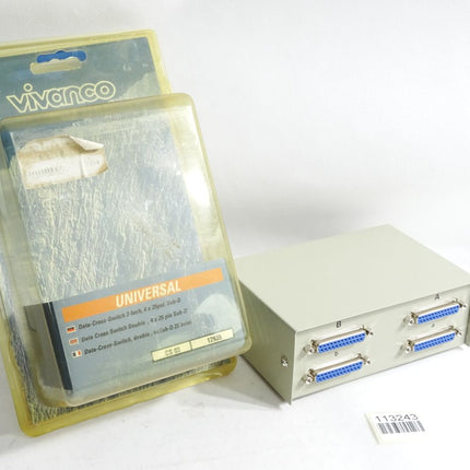 Vivanco Freitag Electronic AS-2001 CS03 Data-Cross-Switch double / Neu OVP - Maranos.de