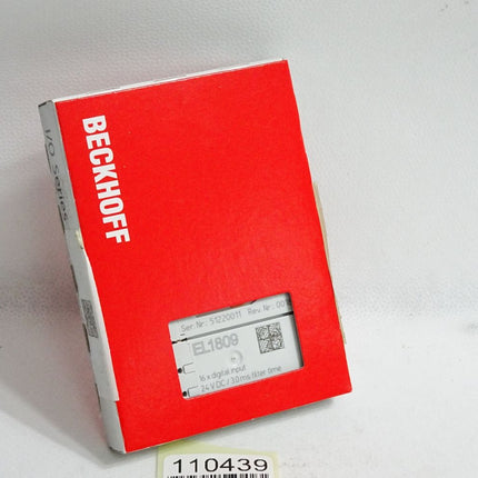 Beckhoff EL1809 Rev.0018 digitale Eingangsklemme / Neu OVP versiegelt - Maranos.de