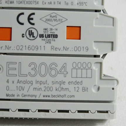 Beckhoff EL3064 analoge Eingangsklemme - Maranos.de