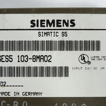 Siemens S5-100U CPU103 6ES5103-8MA02 + 6ES5375-0LA21