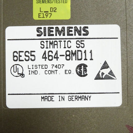 Siemens Analog Input 6ES5464-8MD11 6ES5 464-8MD11