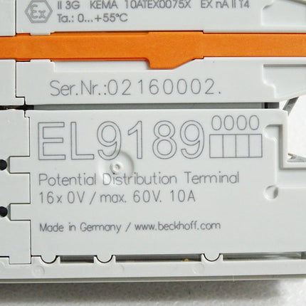 Beckhoff EL9189 Potenzialverteilungsklemme - Maranos.de