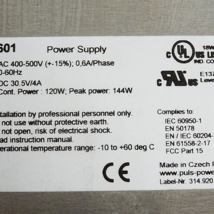 Puls Power Supply SL5.601