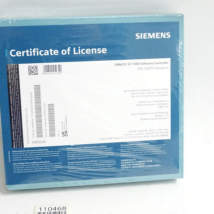 Siemens 6ES7672-7FC01-0YA0 Failsafe Software Controller CPU 1507S F / versiegelt - Maranos.de