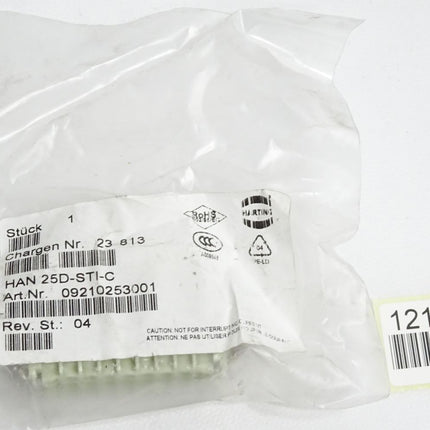 Harting Einsatz HAN25D-STI-C 09210253001 / Neu OVP
