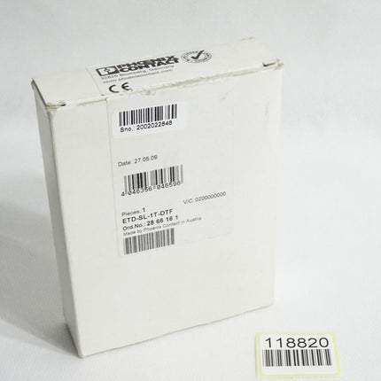 Phoenix Contact  Zeitrelais 2866161 ETD-SL-1T-DTF / Neu OVP - Maranos.de