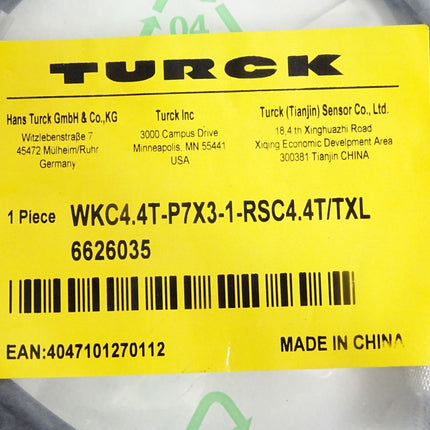 Turck Verbindungsleitung 6626035 WKC4.4T-P7X3-1-RSC4.4T/TXL / Neu OVP