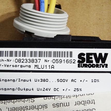 SEW Eurodrive Stromversorgung 24V für MOVIMOT MLU11A 08233837 / Neu OVP - Maranos.de