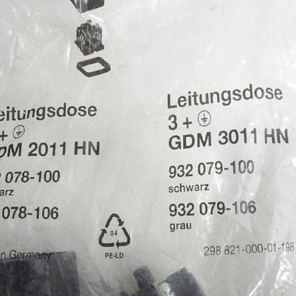 Hirschmann Leitungsdose GDM2011HN GDM3011HN / Neu OVP