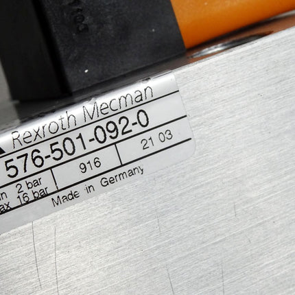 Rexroth Mecman Wegeventil 576-501-092-0 + 5420850020 / Unbenutzt mit Lagerspuren