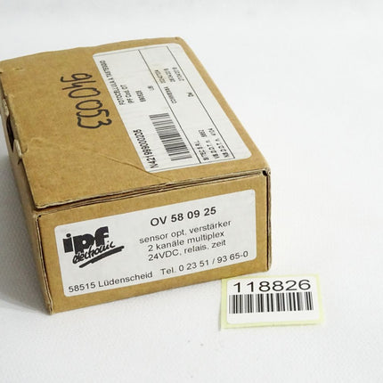 Ipf electronic Hochleistungslichtschranke Verstärker OV580925 / Neu OVP - Maranos.de