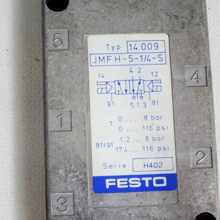 Festo Magnetventil JMFH-5-1/4-S 14009 / Neu OVP