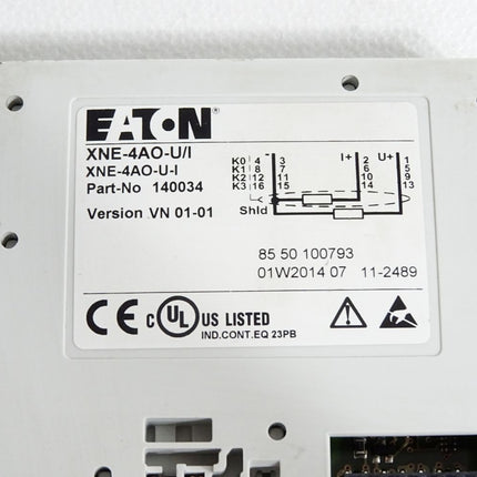Eaton 140034 XNE-4AO-U/I XI/ON-I/O-System Analoges Ausgabemodul - Maranos.de
