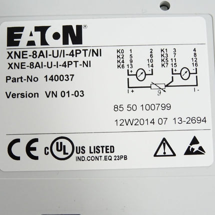 Eaton 140037 XNE-8AI-U/I-4PT/NI XNE Analoge Eingangskarte XI/ON ECO - Maranos.de