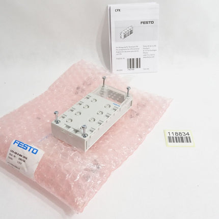 Festo Anschlussblock CPX-AB-8-M8-3POL 195706 / Neu OVP - Maranos.de