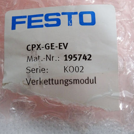 Festo Verkettungsmodul 195742 CPX-GE-EV / Neu OVP - Maranos.de