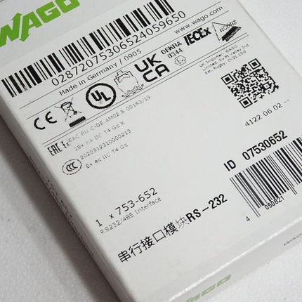 Wago Serielle Schnittstelle 753-652 mit Stecker 753-110 / Neu OVP versiegelt