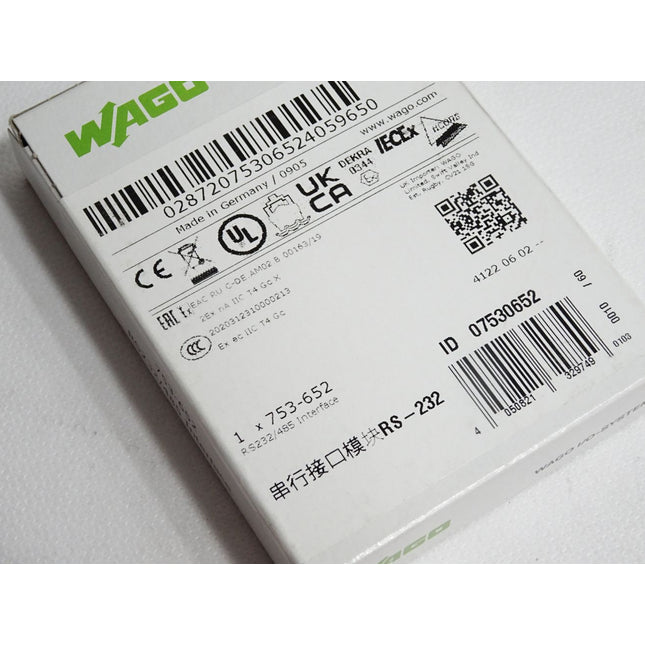 Wago Serielle Schnittstelle 753-652 mit Stecker 753-110 / Neu OVP versiegelt