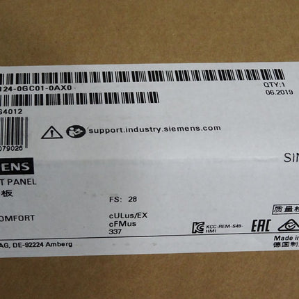 Siemens TP700 Panel 6AV2124-0GC01-0AX0 6AV2 124-0GC01-0AX0 / Neu OVP versiegelt