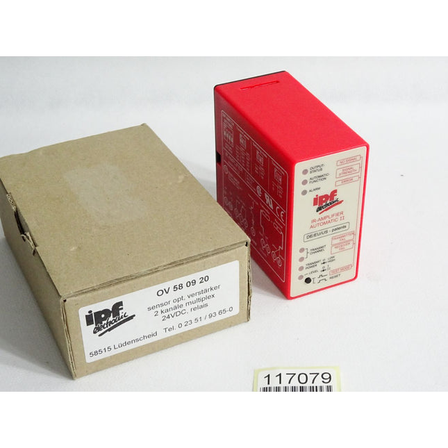 Ipf Electronic Automatic II OV580910 Hochleistungslichtschranke Verstärker / Neu