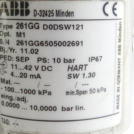 ABB Messumformer 261GG D0DSW121 - Maranos.de