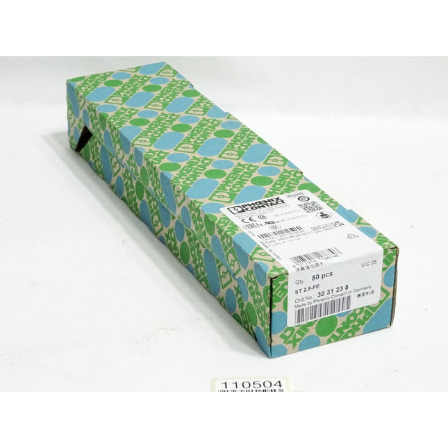 Phoenix Contact 3031238 Inhalt:50 Stück ST2,5-PE / Neu OVP versiegelt - Maranos.de