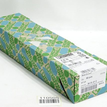 Phoenix Contact 3031212 Inhalt:50 Stück ST2,5 / Neu OVP versiegelt - Maranos.de