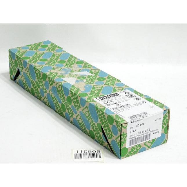 Phoenix Contact 3031212 Inhalt:50 Stück ST2,5 / Neu OVP versiegelt - Maranos.de