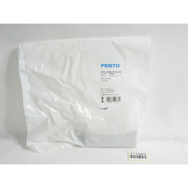 Festo 574429 VUVG-L18-M52-MT-G14-1P3 Magnetventil / Neu OVP