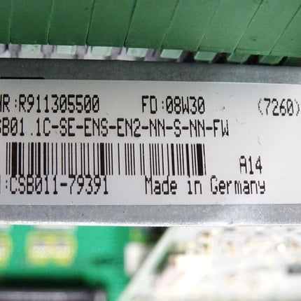 Rexroth IndraDrive control CSB01.1C-SE-ENS-EN2-NN-S-NN-FW R911305500 R911312231 - Maranos.de