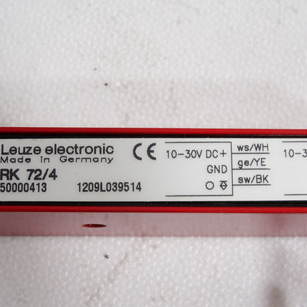 Leuze Elctronic 50000413 RK72/4 Reflex-Lichtschranke unpolarisier / Neu OVP - Maranos.de