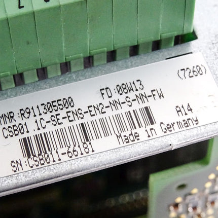 Rexroth IndraDrive control CSB01.1C-SE-ENS-EN2-NN-S-NN-FW R911305500 R911312231 - Maranos.de